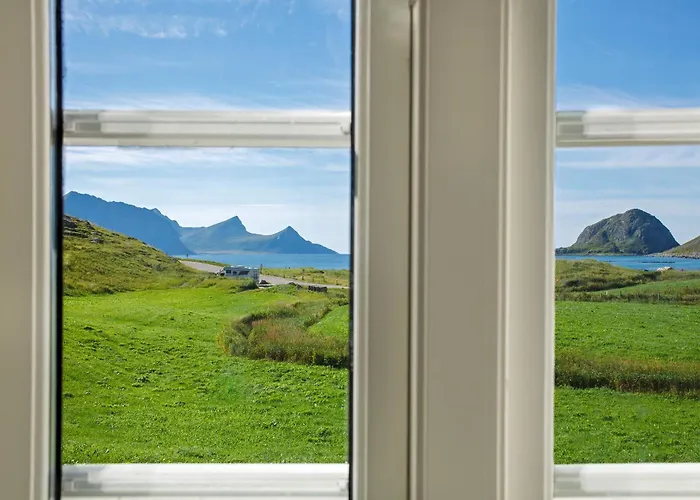 Arctic Waves Cottage, Haukland Semesterbostad *