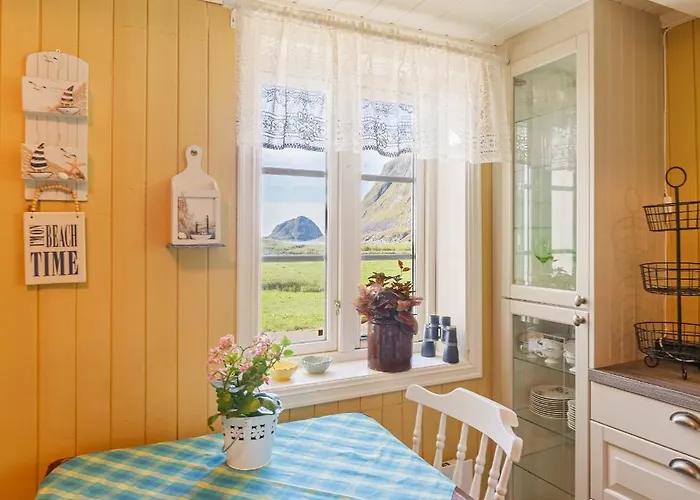 Arctic Waves Cottage, Haukland בית נופש לקנס
